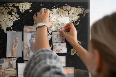 Tablica korkowa dla dzieci Mapa świata