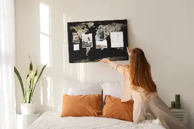 Tablica korkowa dla dzieci Mapa świata