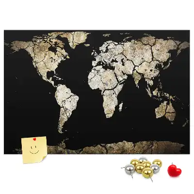 Tablica korkowa dla dzieci Mapa świata