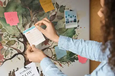 Ozdobna tablica korkowa Genealogia drzewo rodowe
