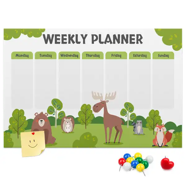 Korkowa tablica Plan lekcji