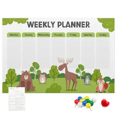 Korkowa tablica Plan lekcji