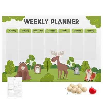 Korkowa tablica Plan lekcji
