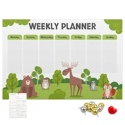Korkowa tablica Plan lekcji