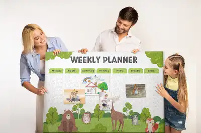 Korkowa tablica Plan lekcji