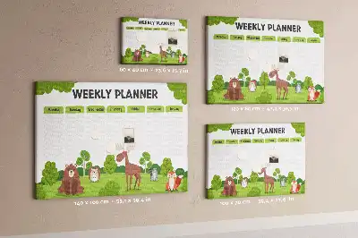Korkowa tablica Plan lekcji