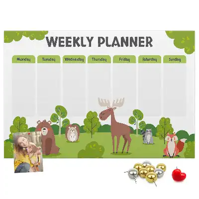 Korkowa tablica Plan lekcji