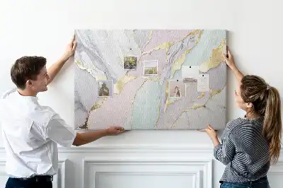 Tablica korkowa ozdobna Wzór marmurowy