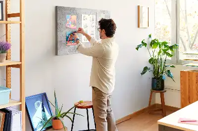 Ozdobna tablica korkowa Betonowy mur