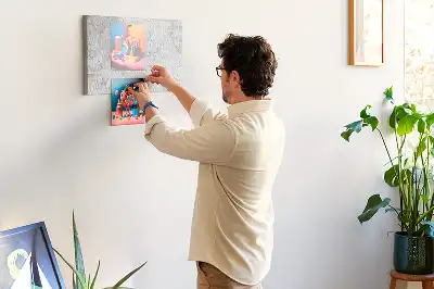 Ozdobna tablica korkowa Betonowy mur