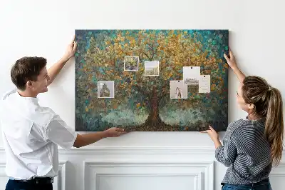 Tablica korkowa Drzewo mozaikowe