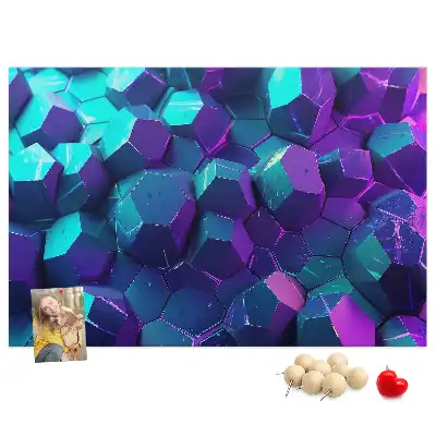 Korkowa tablica edukacyjna Figury geometryczne