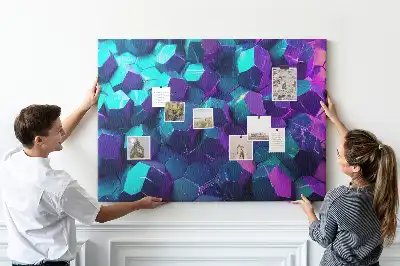 Korkowa tablica edukacyjna Figury geometryczne