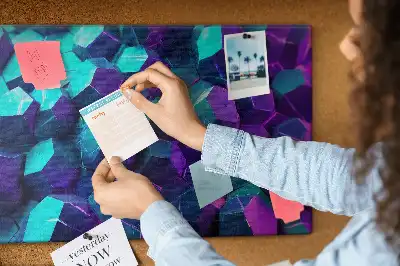 Korkowa tablica edukacyjna Figury geometryczne