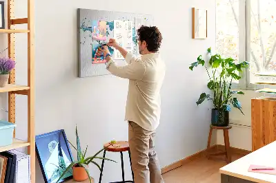 Tablica korkowa dla dzieci Wodna mapa świata