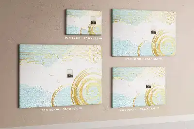 Tablica korkowa dla dzieci z ozdobnym motywem graficznym
