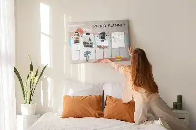 Korkowa tablica Planer tygodniowy