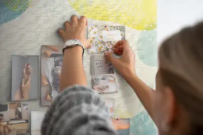 Tablica korkowa dla dzieci Ramka ze wzorów