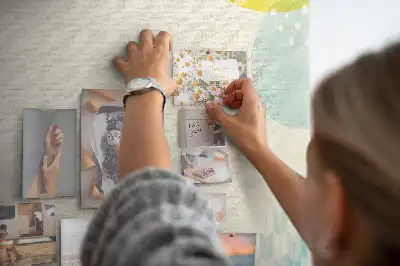 Tablica korkowa dla dzieci Ramka ze wzorów