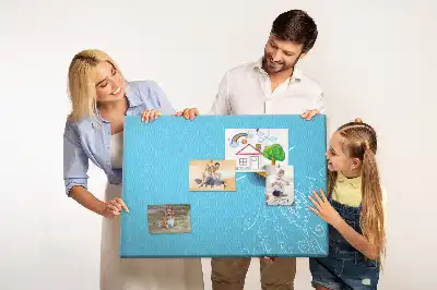 Tablica korkowa ozdobna Żarówka rysunek