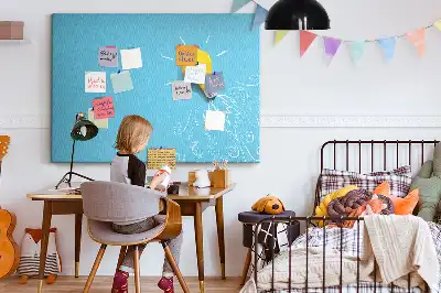 Tablica korkowa ozdobna Żarówka rysunek