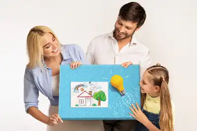 Tablica korkowa ozdobna Żarówka rysunek