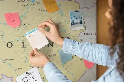Tablica korkowa ozdobna Polityczna mapa Polski