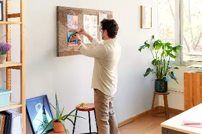 Tablica korkowa dla dzieci Mapa świata z korka