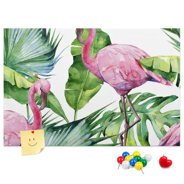 Korkowa tablica Natura flamingi