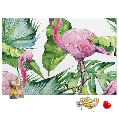 Korkowa tablica Natura flamingi