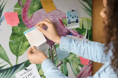 Korkowa tablica Natura flamingi