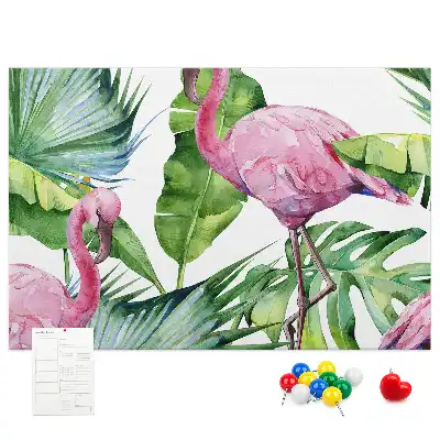 Korkowa tablica Natura flamingi