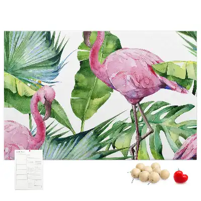 Korkowa tablica Natura flamingi