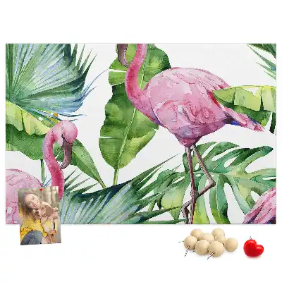 Korkowa tablica Natura flamingi