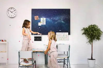 Tablica korkowa dla dzieci Ciemne niebo gwiazdy