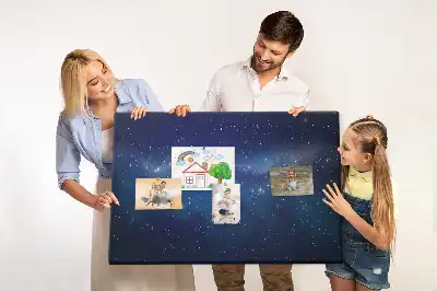 Tablica korkowa dla dzieci Ciemne niebo gwiazdy