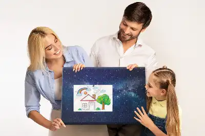 Tablica korkowa dla dzieci Ciemne niebo gwiazdy