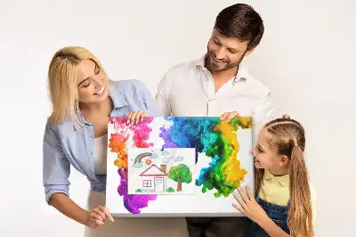 Tablica korkowa dla dzieci Tęcza kolorów