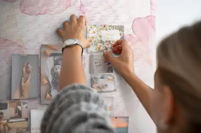 Tablica korkowa Akwarelowe płatki