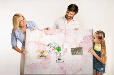 Korkowa tablica Akwarelowe płatki