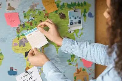 Korkowa tablica Atlas zwierząt dla dzieci