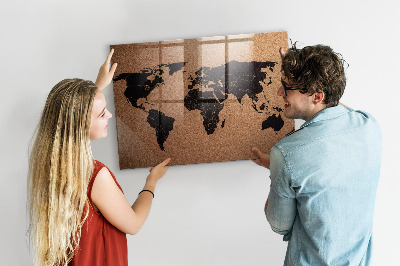 Tablica magnetyczna dla dzieci Mapa świata