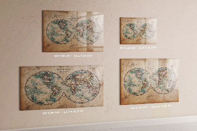 Świat globus mapa