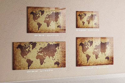 Stara mapa świata