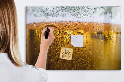 Tablica magnetyczna na magnesy na ścianę Kufel piwa