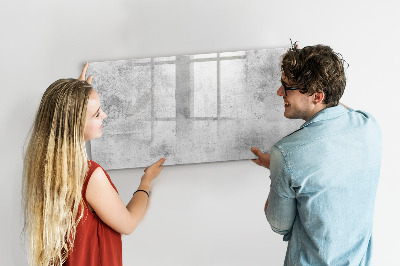 Tablica magnetyczna z pisakiem Betonowy mur