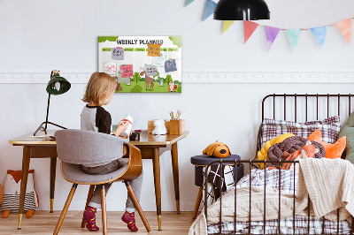 Tablica magnetyczna z pisakiem Plan lekcji