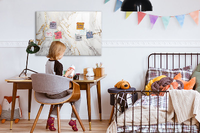 Tablica magnetyczna z pisakiem Marmur ozdobny