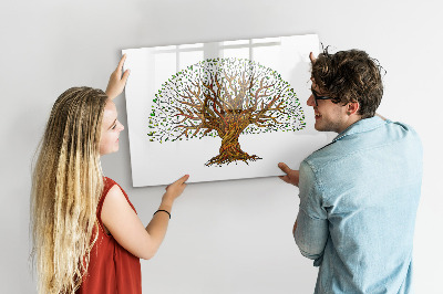 Tablica magnetyczna Drzewo korzenie