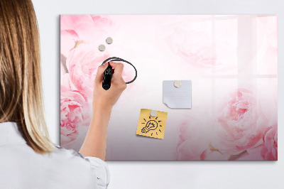 Tablica magnetyczna na magnesy na ścianę Kwitnące kwiaty